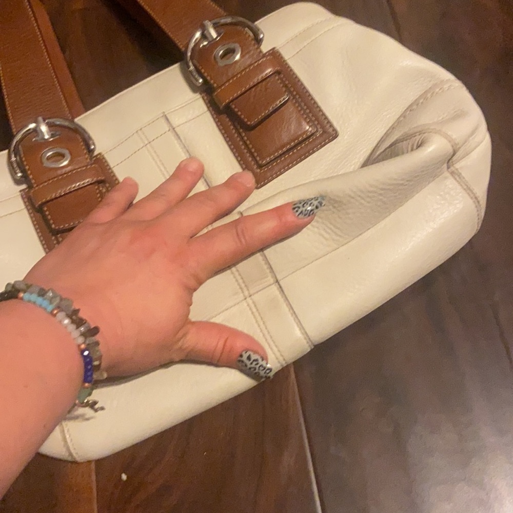 Coach cream & brown purse wallet set - Picture 7 of 16